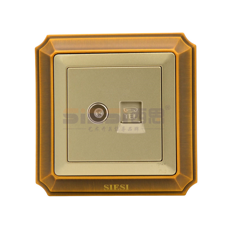 一位电视、、电话插座